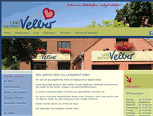 Tablet Screenshot of landgasthof-velber.de